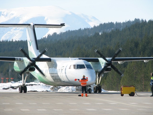 Wider�e's LN-WIO ankommer